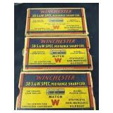 Western 38 special center fire cartridges. 50