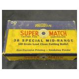 Western 38 special sort match center fire