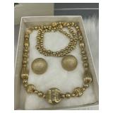 Necklace and matching earrings