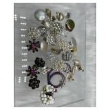Vintage earrings large assortment