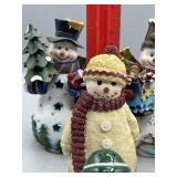 (w)Decorative ceramic snowman