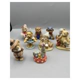(w)Ceramic figurines including some by cherished