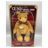 Gund bear 1991 collection bear