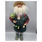 Guarding Santa 16 inches tall