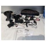 P- curling irons, hair dryer accessories and