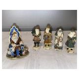 P- miniature cast iron Santa