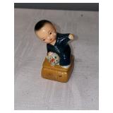 P- baby pencil sharpener. See photos for damage.