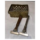 P- Schick razors and a basket