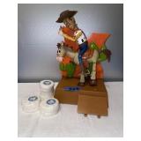 P- Vintage toy story 2, woody and bullseye bank