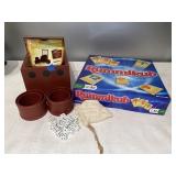 P- rummikub and liars dice game