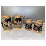 M- 2 sets of 2 matching cups.