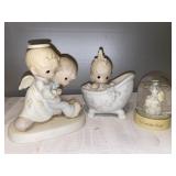 L- Precious Moments figurines. My guardian Angel,