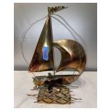 J- Saul boat music box home decor