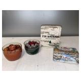 G- mini dome candles and L.L. Bean all natural