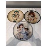 G- signed Jan Hagara plates. Mary Ann and molly,