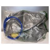 T- exercise ball with 2 foot pumps and hoses.