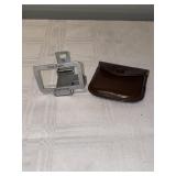 T- Kodak Retina View Finder and leather case.