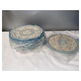 F- Temptations old world 10.5 in plate set and a