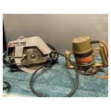 (U) Power Kraft circular saw Black n Decker 5/8hp