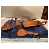 (R) Wooden Kitchen Utensils some vintage