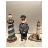(top of K)  Light House Ship Captain and small