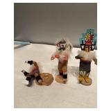 (V) Small Collection of Indian Costumes one leg