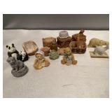 (V) Small Collectables  Bears Dig Pandas and more