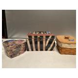 (V) assortment of Boxes with Lids