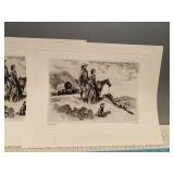 (V) New Horizons Orignal Etching by R H Palenske