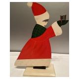 (V) Christmas Caroler Candle Holder 13 tall