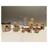 (W) Knick Knack assortment and a big candle