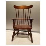 (W) Nice Wooden Doll Chair 14.5 in tall