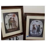 R Davey Folk Art Print A Bushel And A Peck Framed