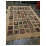 Mohawk area rug, measures 63 inches wide 94
