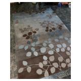 Area rug- SUMMIT, color is Mocha 60 inches x 87