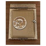 Vintage miniature address book with Michigan in