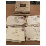 World War II letters to and from local soldier in