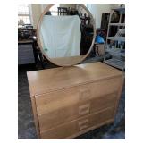 Mid Century modern three drawer dresser with