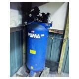 PUMA 6 hp cast-iron pump air compressor. Located