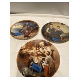 (W) Norman Rockwell Plates
