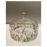 (X) Hand Painted Glass  Protection  for Dessert