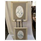 Pair of signed and numbers prints