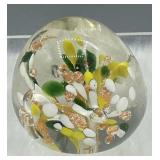 Hand blown paper weight