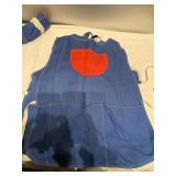 (Z) Aprons  over the head two sided