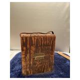 (Z) Old Wood Box With Wood Drills and Chisels