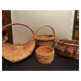 (.   ) Wicker Baskets assortment