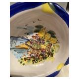 (.   ) Hand Painted small bowl signed