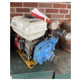 Honda GX 160 5.5 hp pump. Motor does have