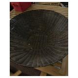 Large decorative basket 23 inch diameter 8 inches