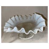 Antique ruffle dish (Northwood).